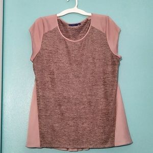 Apt 9 Women's Shirt Stretchy Fit and Flare Pleated